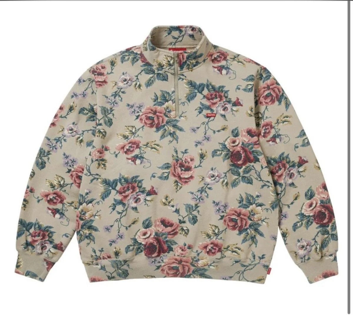 Supreme — Supreme Small Box Half Zip Pullover — streetwear — resale