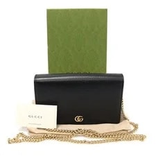 Gucci Textured GG Marmont Mini Chain WOC 151944553 2