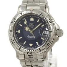 Tag Heuer — TAG Heuer 6000 Series Date Automatic Winding SS Nay Dial WH2313-K1 — Watch — resale