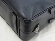Prada Briefcase Double Zipper Document Case 7 4