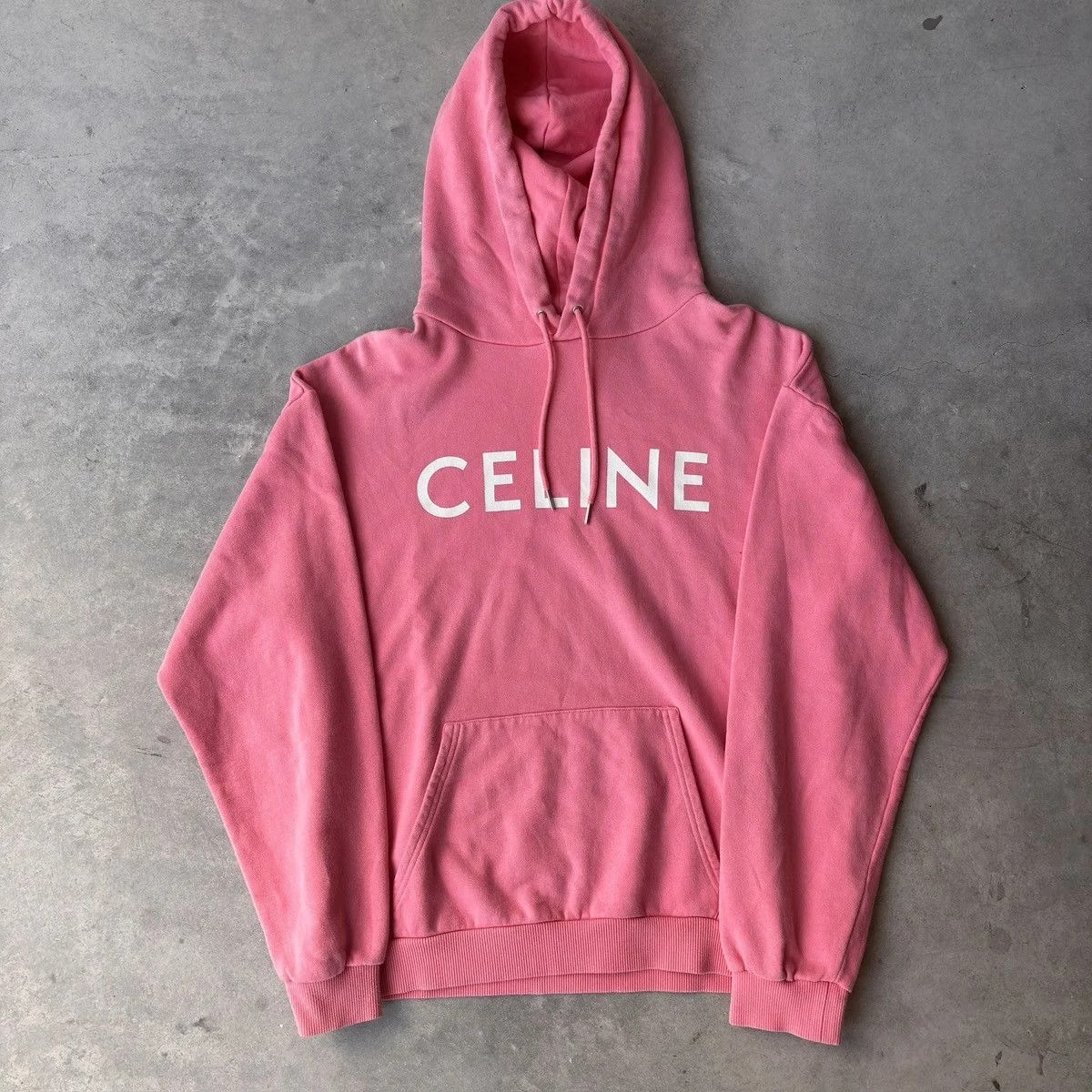 Celine — Celine Spellout Logo Hoodie — streetwear — resale