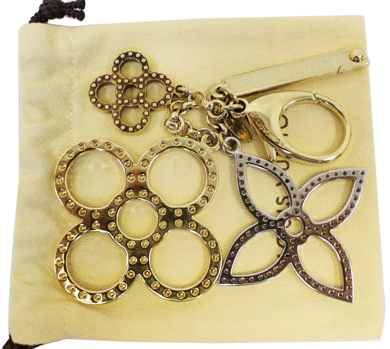 Louis Vuitton Flower Bijoux Sac Tapage Bag Charm 3