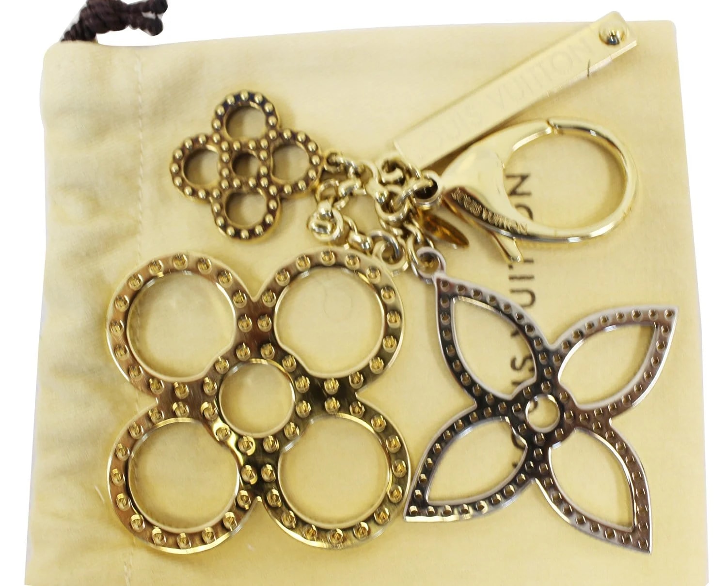 Louis Vuitton Flower Bijoux Sac Tapage Bag Charm 4