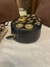 Gucci Insect Embellished Double GG Marmont Small Auth 4