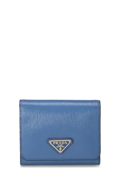 Prada — Vitello Move Compact Wallet — Accessory — resale