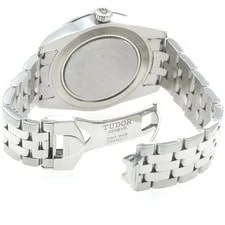 Tudor Glamour 57000 42mm SS Black Dial Automatic Date Small Seconds #C210 2