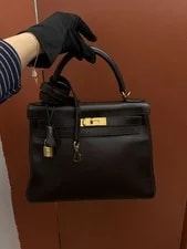 Auth Hermès Kelly 28 Dark 4
