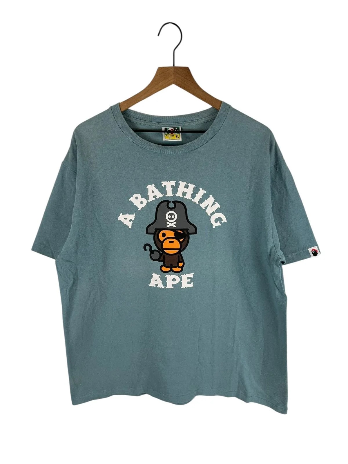 BAPE — Bape Milo Pirates Logo Print T-Shirt — streetwear — resale