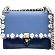 Fendi — Fendi Mini Kan I 8M0381 Scallop Studs Good Condition — Handbag — resale