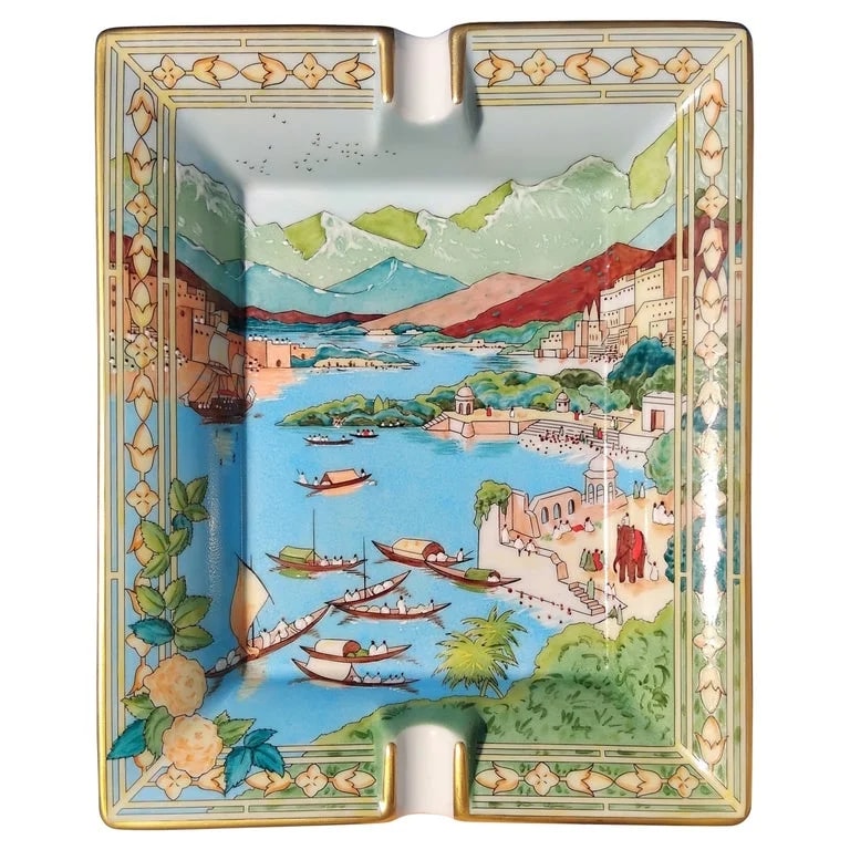 Hermès — Hermès Cigar Ashtray Change Tray le Fleuve Sacre Gange Ganga India — decorative_object — resale