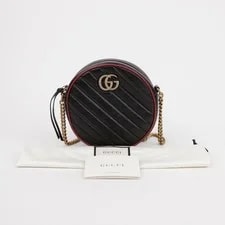 Gucci — Gucci GG Marmont Mini Round Crossbody 155939237 — Handbag — resale