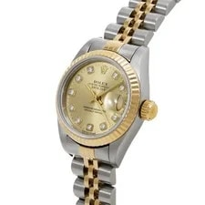Rolex Datejust 69173G 26mm Stainless Steel Champagne #WW3604 2