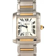 Cartier — Authentic Cartier Tank Française LM Two-tone W51005Q4 SSxYG Mechanica... — Watch — resale