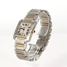 Authentic Cartier Tank Française LM Two-tone W51005Q4 SSxYG Mechanica... 2