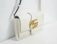 Gucci GG Marmont 550129 White Gold Excellent 3