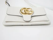 Gucci GG Marmont 550129 White Gold Excellent 4