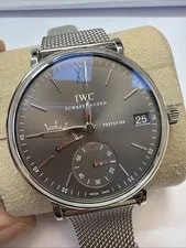 IWC Portofino 5101 Steel Eight Days Grey Dial 45mm Manual IW510115 3
