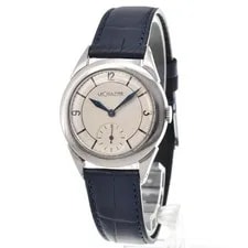 Jaeger-LeCoultre 7852 ’S Silver Dial SS Leather Strap Manual 2