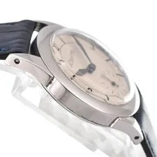 Jaeger-LeCoultre 7852 ’S Silver Dial SS Leather Strap Manual 4