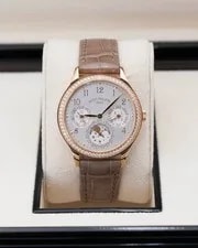 Patek Philippe Perpetual Calendar 35mm 7140R Rose Gold Diamond Silver Dial 2023 4