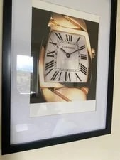 Framed Cartier, la Dona de Advert C90’s 45cm X 32cm 2