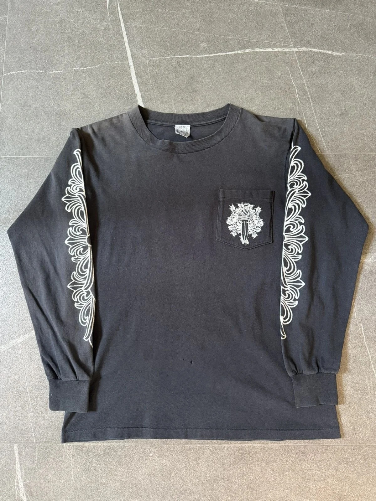 Chrome Hearts — Hearts Smoked 1990s Long Sleeve — streetwear — resale