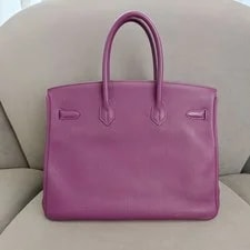 Auth Hermès Birkin 35 Anemone Top Handle 3
