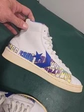 Converse Pro High Top Peace Love Basketball US 9.5 Very Cool! 4