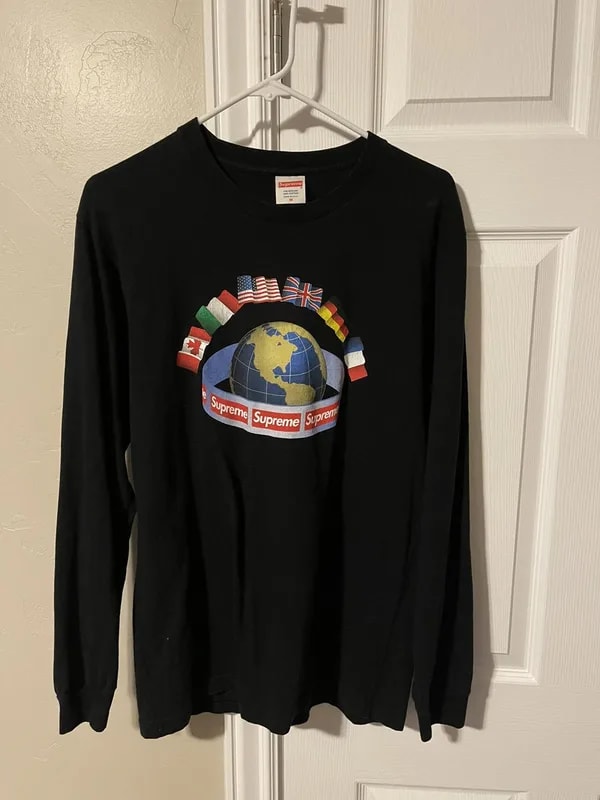 Supreme — Supreme Worldwide Long Sleeve — streetwear — resale