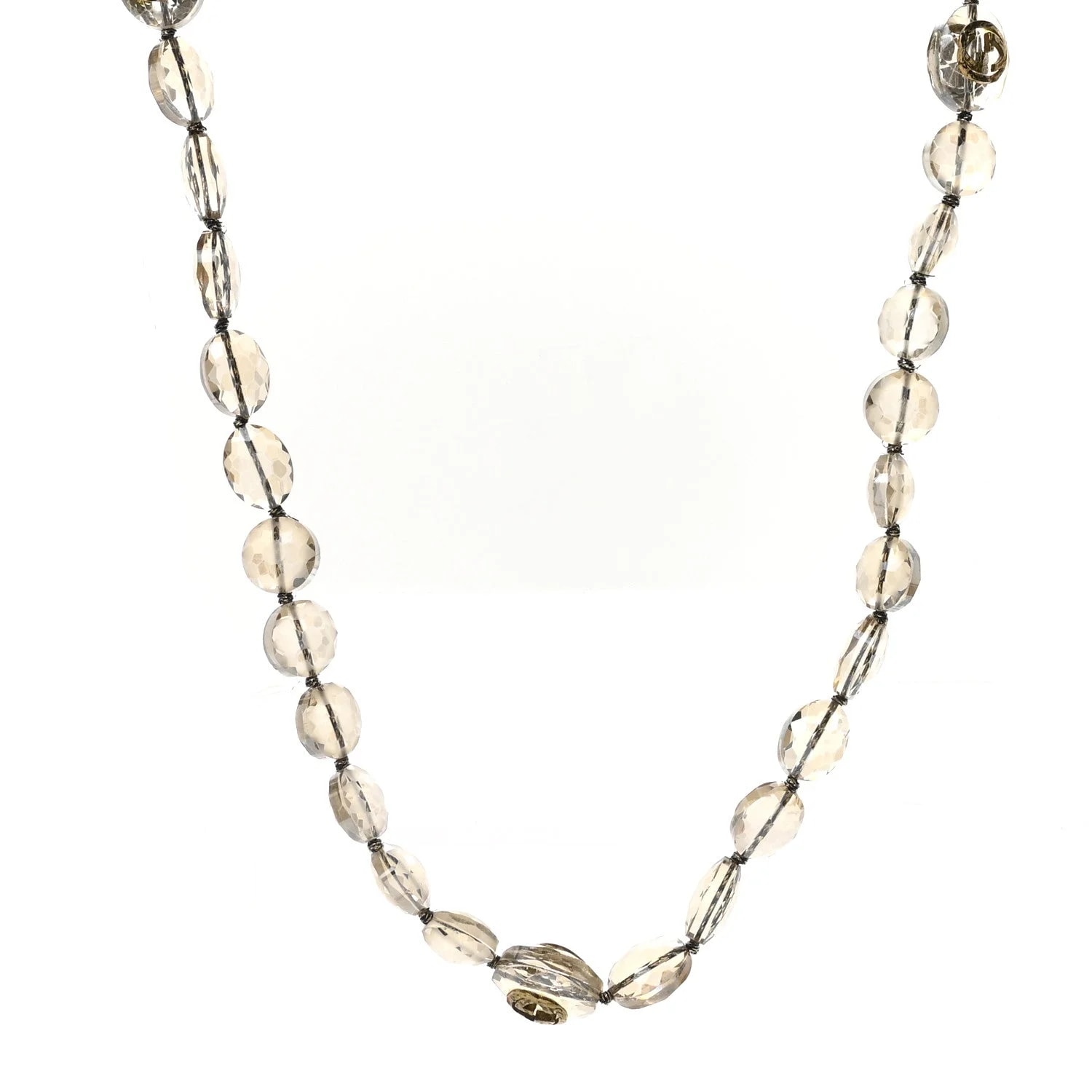 Gucci — Metal Bead Flower Long — Jewelry — resale