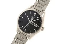 TAG Heuer Carrera Day-Date Caliber 5 WAR201A.BA0723 Stainless Steel 41mm #DW739 2