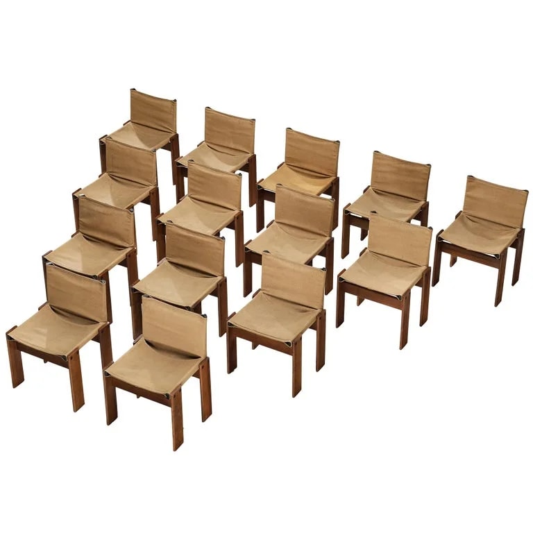 Tobia Scarpa — Afra & Tobia Scarpa for Molteni Set 'Monk' Original — Furniture — resale