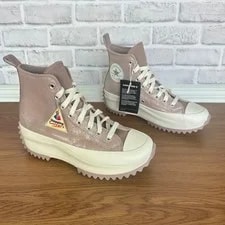 ⭐Converse Run Star Hike Hi Platform Glitter Sz 8 Shoes A11578C⭐ 2