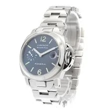 Panerai Luminor Marina PAM00120 40mm SS Blue Dial Automatic Date #C173 2