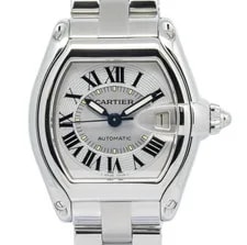 Cartier Roadster 2510 W62000V3 Stainless Steel Silver Dial Auto 38mm 2