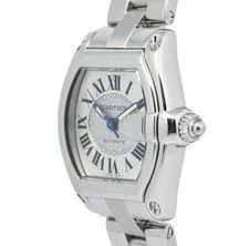 Cartier Roadster 2510 W62000V3 Stainless Steel Silver Dial Auto 38mm 3