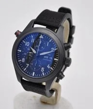 IWC Pilot Double Chronograph 44mm Ceratanium IW371815 Strap Automatic 2