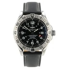 Breitling — Breitling Superocean Black Dial Stainless Steel 42mm Automatic A17360 — Watch — resale