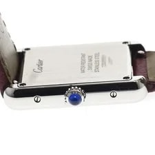 Cartier Tank Solo SM WSTA0030 24mm SS Silver Dial Quartz #C11911 3