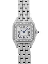 Cartier — Cartier Panthere SM Bezel Diamond W4PN0007 Quartz 22mm Silver — Watch — resale