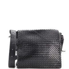 Bottega Veneta — Bottega Veneta Square Flap Messenger Medium — Handbag — resale