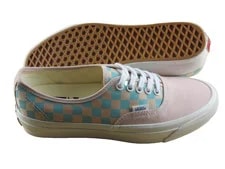Vans Lx Authentic 44 Checkerboard Sepia Skate Shoes 3