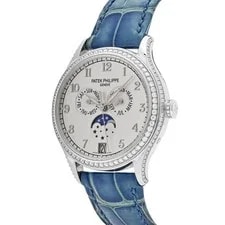 Patek Philippe Complications 4947G-010 Annual Calendar White Gold Silver Dial 3