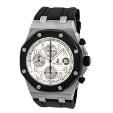 Audemars Piguet — Audemars Piguet Steel Royal Oak Offshore Rubberclad Chronograph BoxWaranty 25940 — Watch — resale