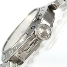 Authentic Cartier Pasha C GMT W31029M7 Stainless Steel Mechanical Automatic ... 4