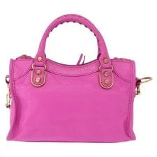 Balenciaga Classic Metallic Edge Mini City 2way 390160 Auth 185358SAM 2