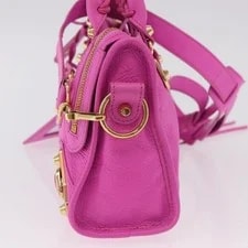 Balenciaga Classic Metallic Edge Mini City 2way 390160 Auth 185358SAM 3