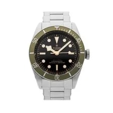 Tudor — Tudor Heritage Black Bay Harrods Green Steel Auto 41 Black Dial 79230G — Watch — resale