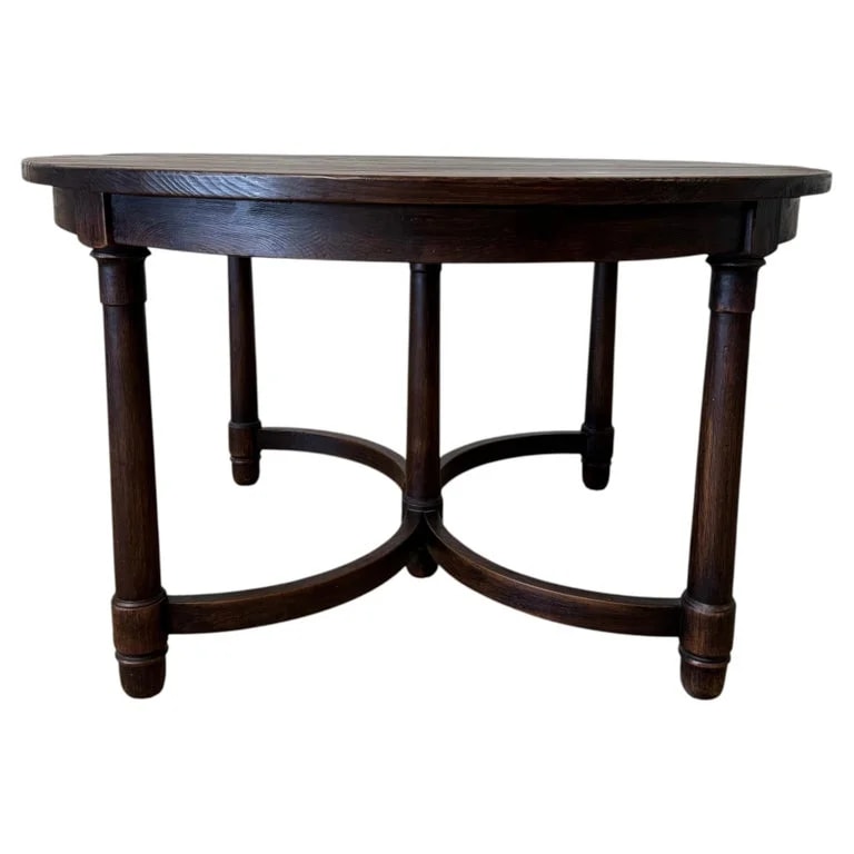 Bloom Home Inc — Canterbury Reclaimed Elm Dining – Rich Walnut Finish — Furniture — resale
