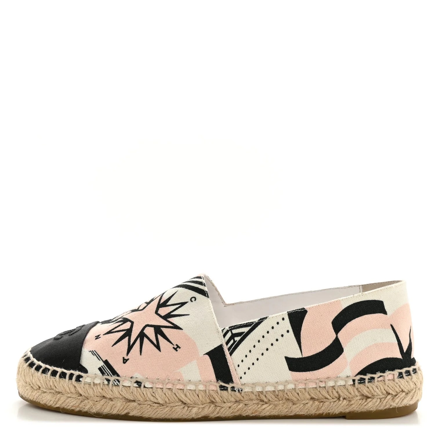 Chanel — Fabric CC Espadrilles 39 — Designer Shoe — resale